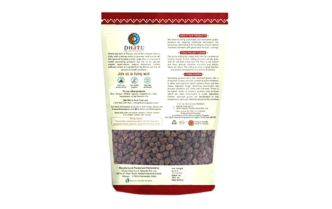 Dhatu Organic Bengal Gram    Pack  500 grams